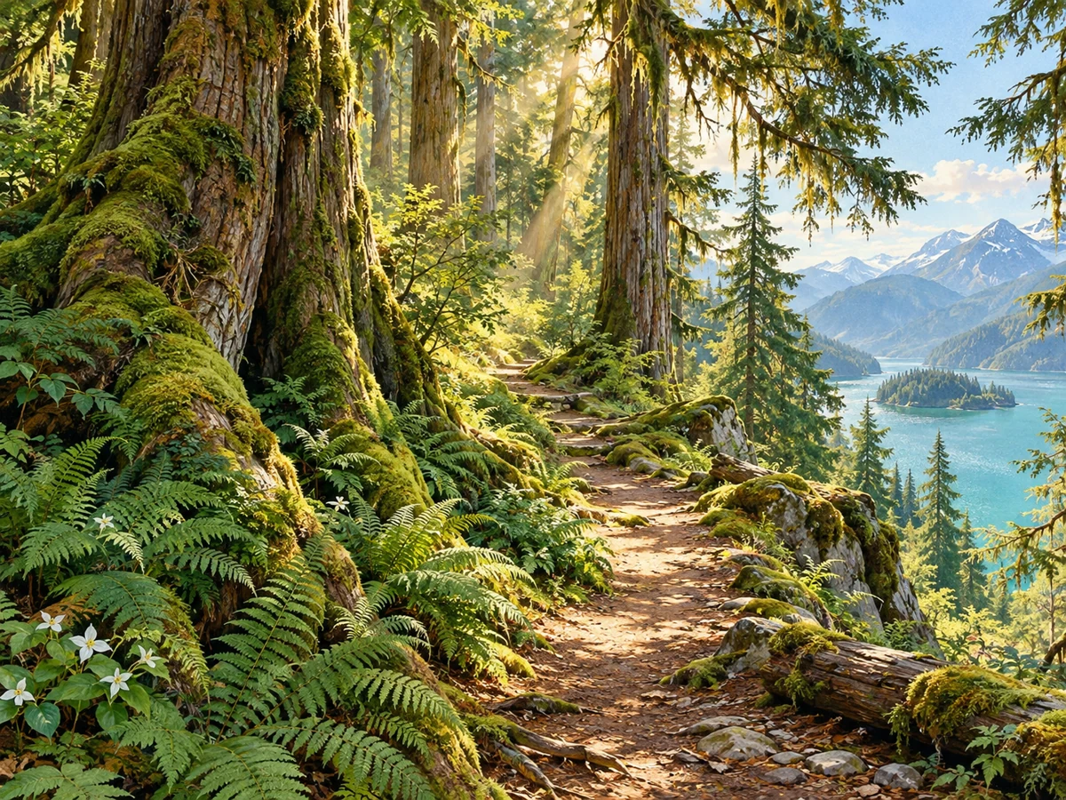 La forêt, illustration de l’atlas des paysages